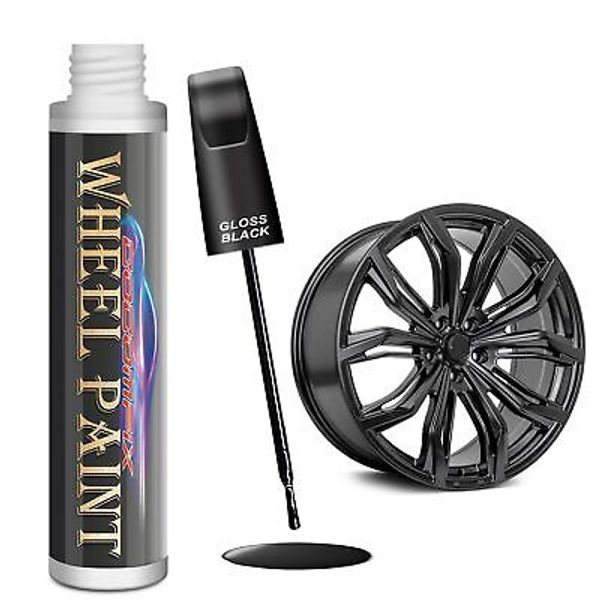 Gloss Black Rim Touch Up Paint, Car Wheel Scratch Repair Touch Up Paint Pen