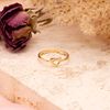 CARISSIMA Women's 9ct Gold Infinity Heart Ring #J