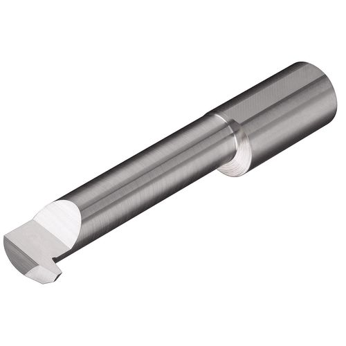 Micro 100 SAT-750-8 Threading Tool - Acme, 8 TPI, .512" Min Bore Dia, 3/4" Max Bore Depth, .068" Offset, .120" Proj, .048" Flat, .240" C-L Offset, 1/2" Shank Dia, 3" OAL, Uncoated