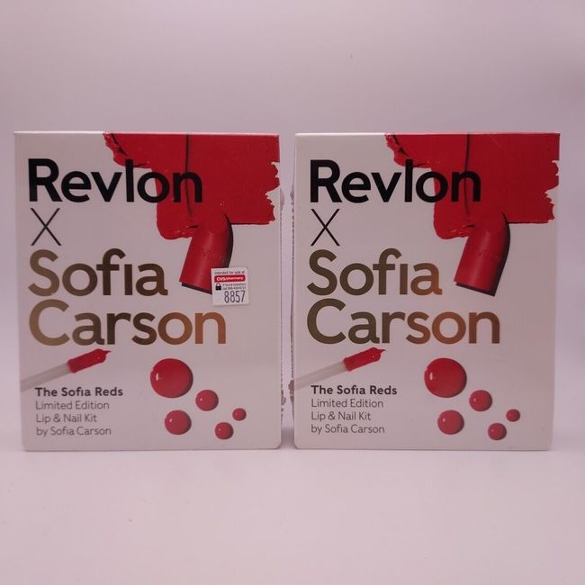 LOT OF 2 Revlon THE SOFIA REDS Lip And Nail Kit Sofia Carson Limited Ed Sealed