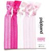 Popband Bubblegum Elastic Hair Tie Bands 5 Pack