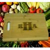 Large Cutting Cheese Board 14" x 10" Rectangle Bamboo Personalized Free Engraved