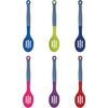 Colourworks Slotted Spoon, Silicone, Raspberry, 27 cm, Rasberry