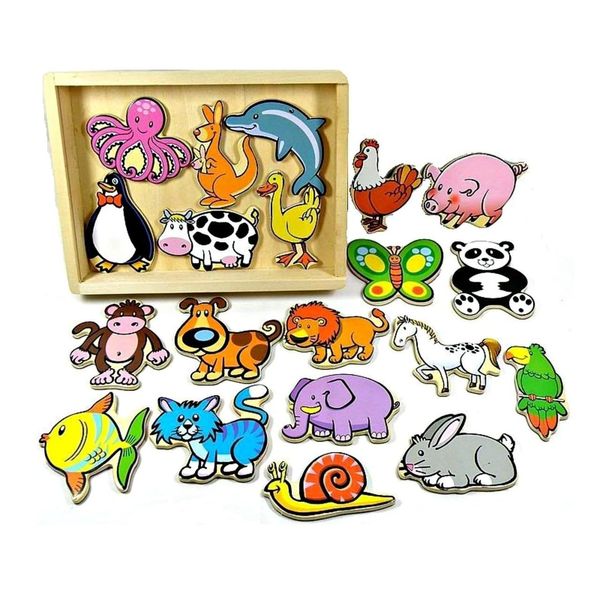 Viga Toys - 58923 - Magnetic Animals - 20pcs.
