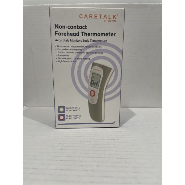 Caretalk TH1009N Non-contact Forehead Thermometer (0455) T-18