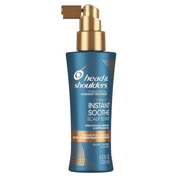 Head & Shoulders Scalp Elixir Royal Oils Instant Soothe 4.2 Ounce (125ml) (3 Pack)