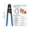 EFIELD 1/2 inch 2x75 ft Pex-b Pipe/Tool Kit- Pex-b Pipe/Tubing Blue & Red 150...