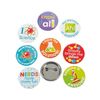 Fun Express Science Party Mini Buttons - 1.5" - (48 Pack) Party and Classroom Supplies