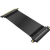 Akasa Riser Black X2 | PCIe 3.0 Riser Cable | PCIe Extension Cable | EMI Shielding | 200 mm | AK-CBPE01-20B
