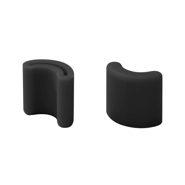 Yamazaki Industries 2558 Polythene Bag Eco Holder for Towers, Kitchen Eco Stand for Towers, Caps, Set of 2, Black