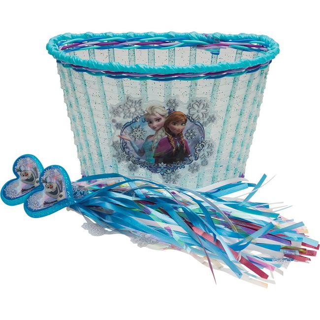 Disney Frozen Kids' Bike Basket and Streamers