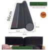 Sealing Foam Door Bottom Strip Seam Insulation - Black