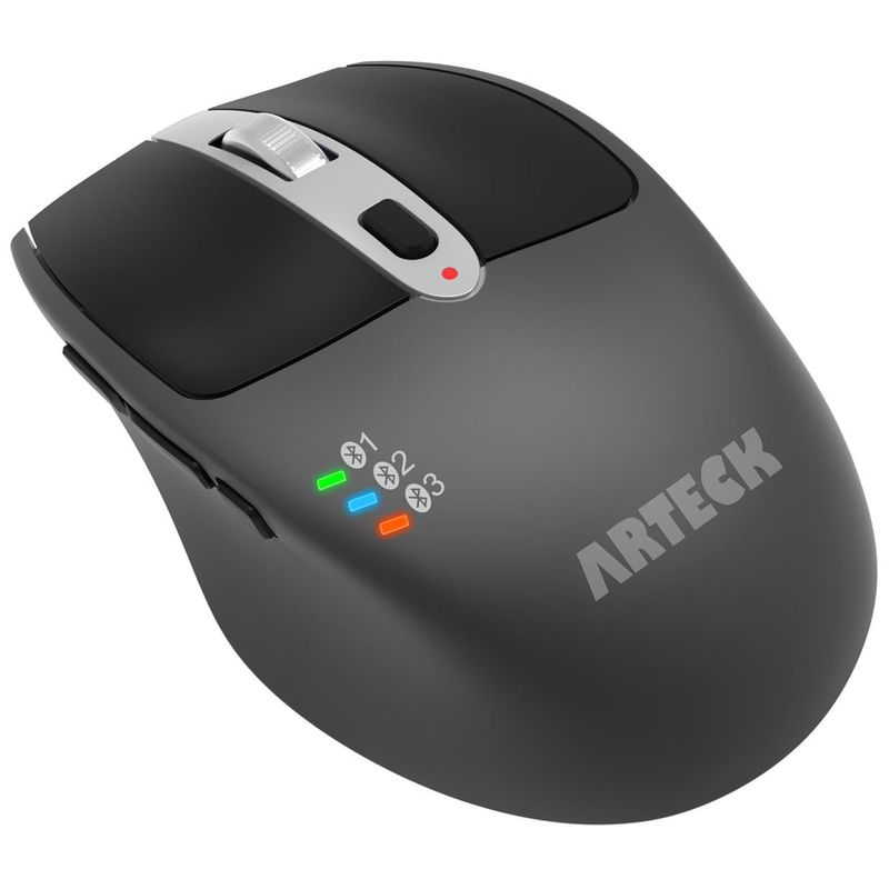 Arteck Multi-Device Wireless Bluetooth Mouse Ergonomic Silent Clicking ...