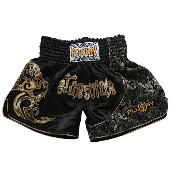 FLUORY Muay Thai Fight Shorts,MMA Shorts Clothing Training Cage Fighting Grappling Martial Arts Kickboxing Shorts Clothing