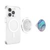 Lilac Purple Baseball Softball On Light blue PopSockets PopGrip for MagSafe