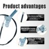 Lakeyulystore 290-023 Universal Throttle Control Cable 53 5/8" Length - Side Mount Replacement