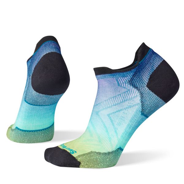 Smartwool Damen Women's Run Zero Cushion Ombre Print Low Ankle Socks, Capri, Medium