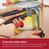Large Black Can Opener Ergonomic Extended Handle Easy Operation Space Saving ...