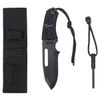 Rothco Large Paracord Knife/Fire Starter, Black
