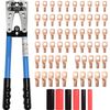 Kit de herramientas de crimpado para terminales de cable de batería para cables