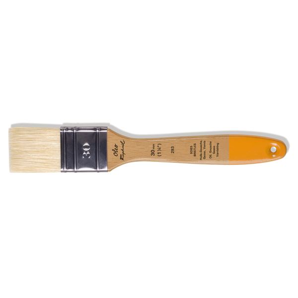 Raphael Oleo Flat Oil Brush, 30, Natural