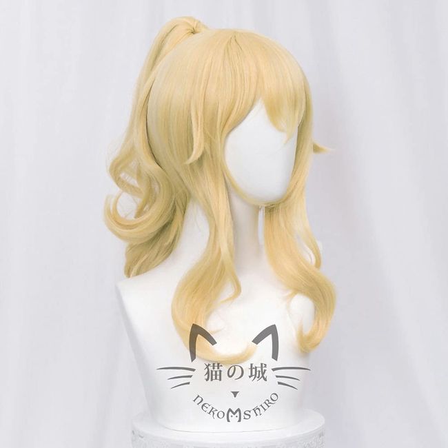 Genshin Jin Cosplay Wig, Anime, Heat Resistant, Costume Accessory, Parties, Events, Masquerade, Wig Net Included