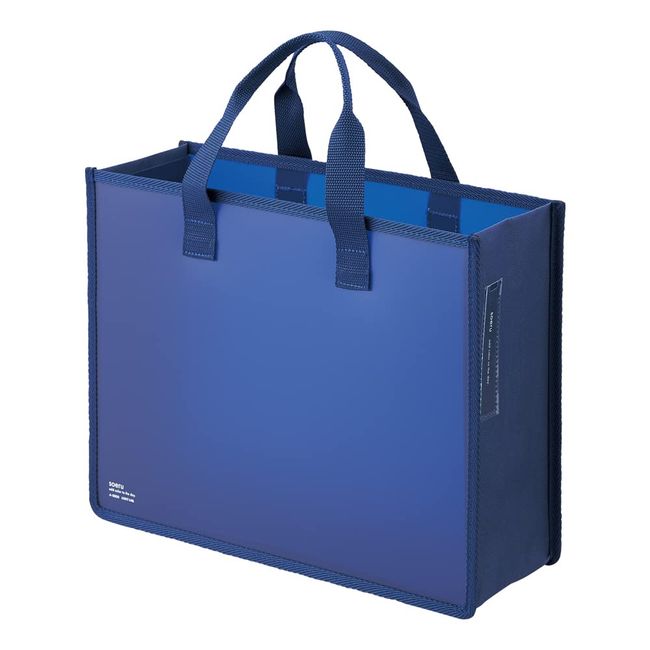 LIHIT LAB Meeting Mobile Storage Bag A4 Indigo Blue SOERU A8800-11