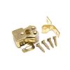 20 x Double Roller Catch Cupboard Fasteners EB Brass Plated + Screws