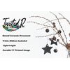 Christmas Round Ceramic Christmas Ornament (Peppermint Cocoa)