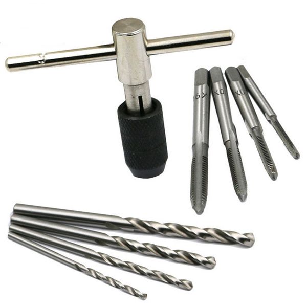 T-Handle Tap Wrench Tap Screw Pattern Die Tap Wrench Set 9pcs/set