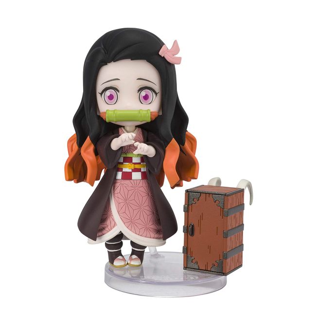 Figuarts Demon Slayer Nezuko Kamado Mini Figure, Approx. 3.5 inches (90 mm), PVC/ABS, Painted Action Figure