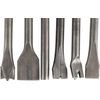 9 Pcs Pneumatic Chisel Tool Set Air Hammer Punch Chipping Bits Set 0.39In Shank