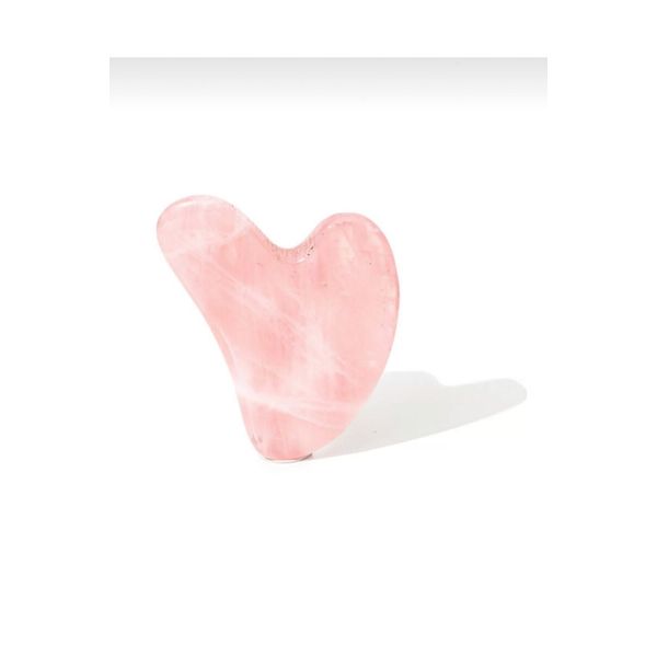 Pembe Doğal Heart Gua Sha Guasha Bakım Taşı