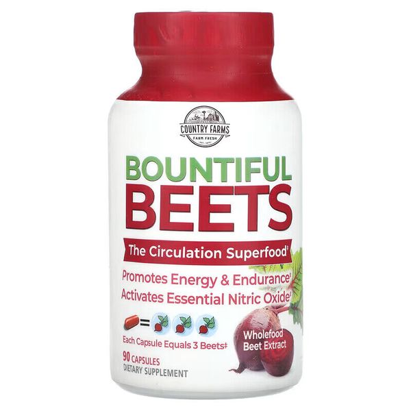 Country Farms Bountiful Beets, Capsules - 90 ct