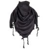 MFH PLO Scarf with Fringes, Shemagh - Black , size: 110x110cm