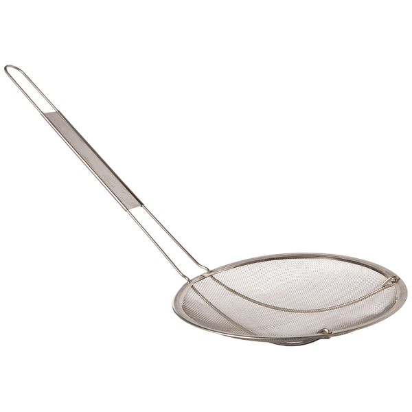 Winco Stainless Steel Strainer, 6.5-Inch Diameter, Course Mesh, Medium