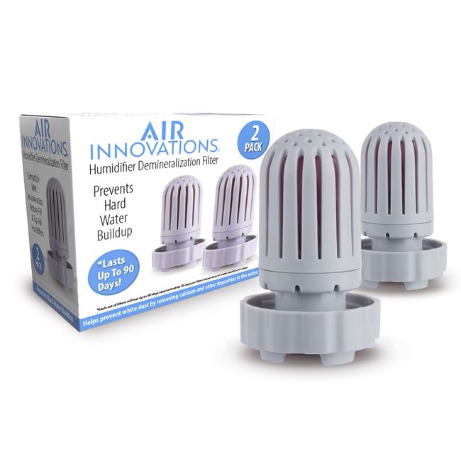 Air Innovations HUMIDIF Humidifier Demineralization Filters-Plastic-Set of 2, Silver