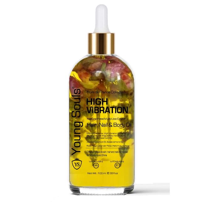 Young Souls Aromatherapy High Vibration Multi Use Yüksek Titreşim Yüz Saç Tırnak & Vücut Bakım Kuru Yağ 100 ml