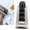 USB Mini Keypad, Customized Knobs Red Switch Macro Keyboard, Ergonomic Plug and Play for Desktop PC, Improve Work Efficiency (3 Keys 1 Knob)