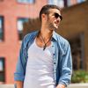 COAI Wolf Tooth Amulet Black Obsidian Necklace for Men