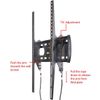 VideoSecu Mounts Flat Panel Screen Tilt TV Wall Mount for LCD LED Plasma TV with VESA up to 400x400 1FE