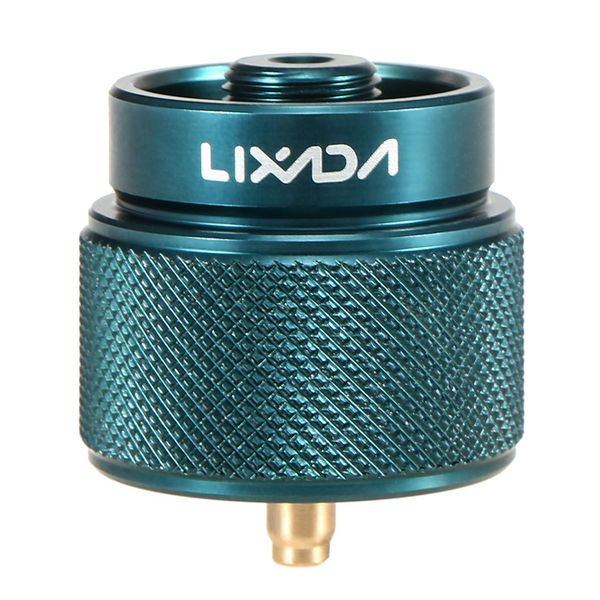 Lixada Camping Stove Adapter 1L Outdoor Propane Small Tank Input EN417 Lindal Valve Output