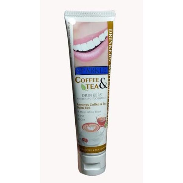 Sparkle Coffee and Tea Drinkers 'Whitening Toothpaste G (3.17 oz): Remove Coffee & Tea Stains Fast