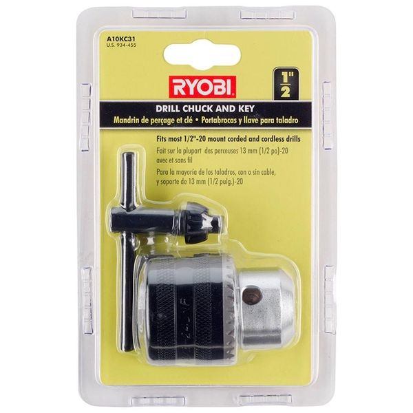 Ryobi A10KC31 1/2 in. - 20 Teeth per in. Drill Chuck and Key