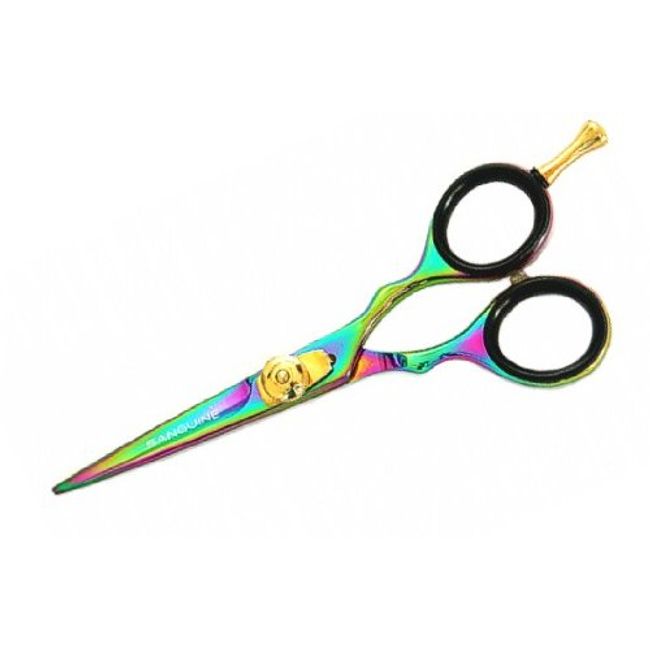 Sharp and Stylish 4.5 inch Professional Hair Cutting Scissors with Titanium Coated Japanese Blades and Presentation Case