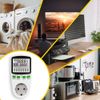 Offgridtec Electricity Meter for Socket, PV Meter for Balcony Power Plant, Real-time Power Measurement, Inlet Measurement, Energy Monitor, Max Load: 16 A 3680 W, LCD Display, Precise Power Measurement