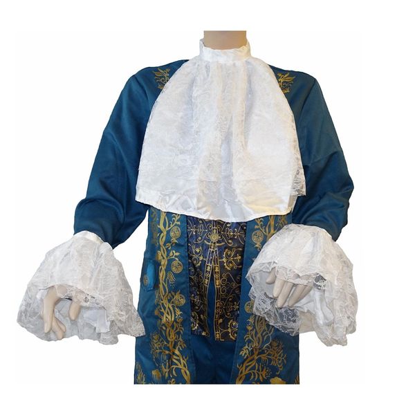 Rubie's Lace Arm Parts with Jabot Unisex One Size White