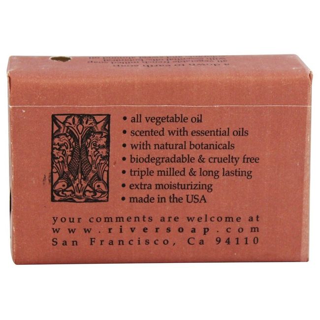 River Soap Company Bar Soap, Patchouli, 4.5 Ounce