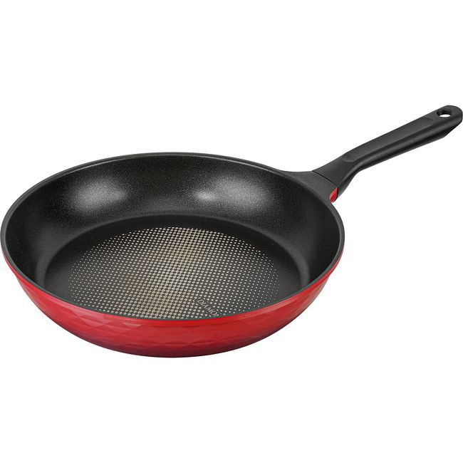 Wahei Freiz RB-2128 Lightweight Large Frying Pan, 11.8 inches (30 cm), Diamond Coat, For Gas Fire Use