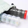 7 Day Pill Organizer Case Stackable Weekly Supplements Vitamins Pills Holder Dispenser Large Translucent Black with Extra Lid